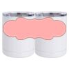 10 oz. White Stainless Steel Short Tumbler Thumbnail