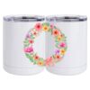 10 oz. White Stainless Steel Short Tumbler Thumbnail