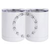 10 oz. White Stainless Steel Short Tumbler Thumbnail