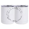 10 oz. White Stainless Steel Short Tumbler Thumbnail