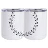 10 oz. White Stainless Steel Short Tumbler Thumbnail