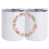 10 oz. White Stainless Steel Short Tumbler Thumbnail
