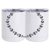 10 oz. White Stainless Steel Short Tumbler Thumbnail