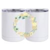 10 oz. White Stainless Steel Short Tumbler Thumbnail
