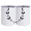 10 oz. White Stainless Steel Short Tumbler Thumbnail