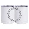 10 oz. White Stainless Steel Short Tumbler Thumbnail