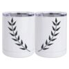10 oz. White Stainless Steel Short Tumbler Thumbnail