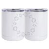 10 oz. White Stainless Steel Short Tumbler Thumbnail