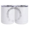10 oz. White Stainless Steel Short Tumbler Thumbnail