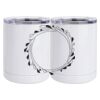 10 oz. White Stainless Steel Short Tumbler Thumbnail