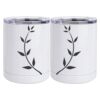 10 oz. White Stainless Steel Short Tumbler Thumbnail