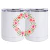 10 oz. White Stainless Steel Short Tumbler Thumbnail