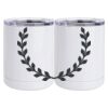 10 oz. White Stainless Steel Short Tumbler Thumbnail