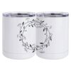 10 oz. White Stainless Steel Short Tumbler Thumbnail