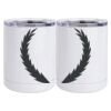 10 oz. White Stainless Steel Short Tumbler Thumbnail