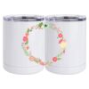 10 oz. White Stainless Steel Short Tumbler Thumbnail