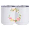 10 oz. White Stainless Steel Short Tumbler Thumbnail