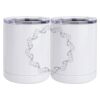 10 oz. White Stainless Steel Short Tumbler Thumbnail