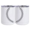 10 oz. White Stainless Steel Short Tumbler Thumbnail