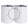 10 oz. White Stainless Steel Short Tumbler Thumbnail