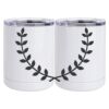 10 oz. White Stainless Steel Short Tumbler Thumbnail