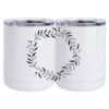 10 oz. White Stainless Steel Short Tumbler Thumbnail