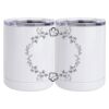 10 oz. White Stainless Steel Short Tumbler Thumbnail