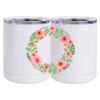 10 oz. White Stainless Steel Short Tumbler Thumbnail