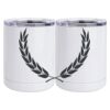 10 oz. White Stainless Steel Short Tumbler Thumbnail