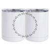 10 oz. White Stainless Steel Short Tumbler Thumbnail