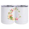 10 oz. White Stainless Steel Short Tumbler Thumbnail