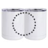 10 oz. White Stainless Steel Short Tumbler Thumbnail