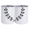 10 oz. White Stainless Steel Short Tumbler Thumbnail