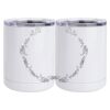 10 oz. White Stainless Steel Short Tumbler Thumbnail