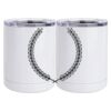 10 oz. White Stainless Steel Short Tumbler Thumbnail