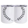 10 oz. White Stainless Steel Short Tumbler Thumbnail