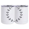 10 oz. White Stainless Steel Short Tumbler Thumbnail