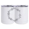 10 oz. White Stainless Steel Short Tumbler Thumbnail