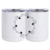 10 oz. White Stainless Steel Short Tumbler Thumbnail