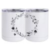 10 oz. White Stainless Steel Short Tumbler Thumbnail