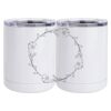 10 oz. White Stainless Steel Short Tumbler Thumbnail