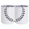10 oz. White Stainless Steel Short Tumbler Thumbnail