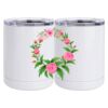 10 oz. White Stainless Steel Short Tumbler Thumbnail