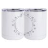 10 oz. White Stainless Steel Short Tumbler Thumbnail