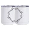 10 oz. White Stainless Steel Short Tumbler Thumbnail