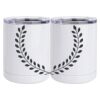 10 oz. White Stainless Steel Short Tumbler Thumbnail
