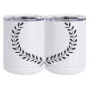 10 oz. White Stainless Steel Short Tumbler Thumbnail