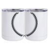 10 oz. White Stainless Steel Short Tumbler Thumbnail
