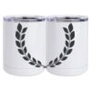 10 oz. White Stainless Steel Short Tumbler Thumbnail