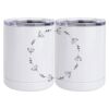 10 oz. White Stainless Steel Short Tumbler Thumbnail